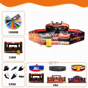 Mecânica Bucking Bulls Kids Electric Crazy Bull Riding Machine Mecânica Bull Ride Inflável para Adultos - Product Image 4