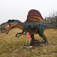 Jurassic dünya Animatronic Dino modeli simülasyon dinozor modeli