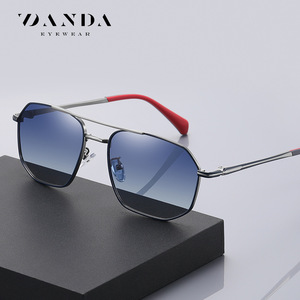 Danda Sunglasses Men Polarized UV400 TAC Lens <b>Grey</b> <b>Frame</b> Style 6324 Sun Protection Driving Cycling Outing - Product Image 2