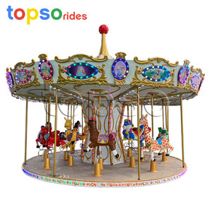 Công viên giải trí funfair hấp dẫn <span class=keywords><strong>Carousel</strong></span> cưỡi ngựa để bán - Product Image 5