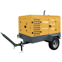 Compresseur d'air portable à vis diesel Airhorse 5m3/min 8m3/min 10m3/min 10bar pour la construction, le forage, l'exploitation minière