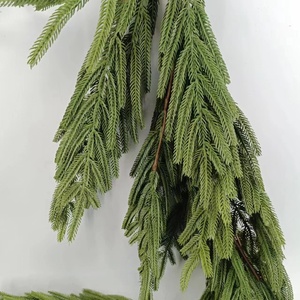 2023 Vòng Hoa Thông Norfolk Trang Trí Trong Nhà Mới Cây Mây Nhân Tạo Treo Mềm Chạm - Product Image 4