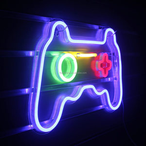 <span class=keywords><strong>Lampe</strong></span> en forme de jeu pour enfants, contrôleur Playstation, néon, pour chambre à coucher, salle de jeu, Art, décoration murale - Product Image 5