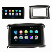 Autoradio Android 15 pour Toyota Land Cruiser LC100 2003-2006 avec navigation GPS, écran partagé, lecteur vidéo, TV et écran OLED pour tableau de bord