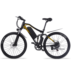 Vélo de montagne électrique à suspension intégrale 27,5'' avec moteur arrière - Product Image 1