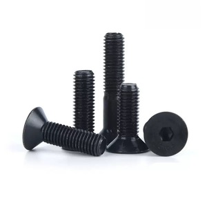 Tornillo de <span class=keywords><strong>Cabeza</strong></span> Avellanada <span class=keywords><strong>Hexagonal</strong></span> de Acero al Carbono de Alta Resistencia Grado 10.9 DIN7991 M2M3-M12 40mm de Longitud Negro <span class=keywords><strong>Cabeza</strong></span> Plana Métrico - Product Image 6