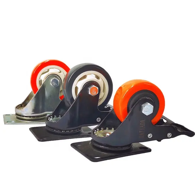Roulette en Nylon PP de haute qualité, roulettes et roues légères, usine pour meubles