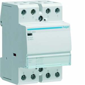 ESC463 Personalizzabile con Contattore Standard Hager 63 A 230 V AC 4 NO 3 Moduli DIN - Product Image 1