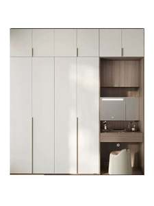 Custom Made Laminate Wardrobe System-European Modern Design Freestanding Bedroom Storage High Quality for Distributors - Product Image 3