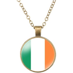 Collana con ciondolo a forma di pecora smaltata verde e placcata oro, con arpa irlandese, all'ingrosso, per <span class=keywords><strong>accessori</strong></span> personalizzati celtici da fabbrica - Product Image 6