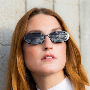 Nouvelles Lunettes de Soleil PC à Monture Fine Style Personnalisé Unisexe Couleur Vache Légères Confortables UV400 Vente Rapide Transfrontalière - Product Image 3