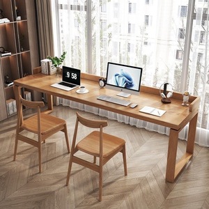 Escritorio Doble de Madera Maciza de 180 cm, Estilo Moderno, para Oficina en Casa, Estudio, Escritorio para Computadora - Product Image 4