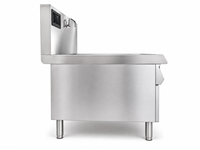 Cuisinière Wok Commerciale Haute Puissance 30KW en Acier Inoxydable Robuste pour Cantine, Soupe, Bouillon et Cuisson en Gros