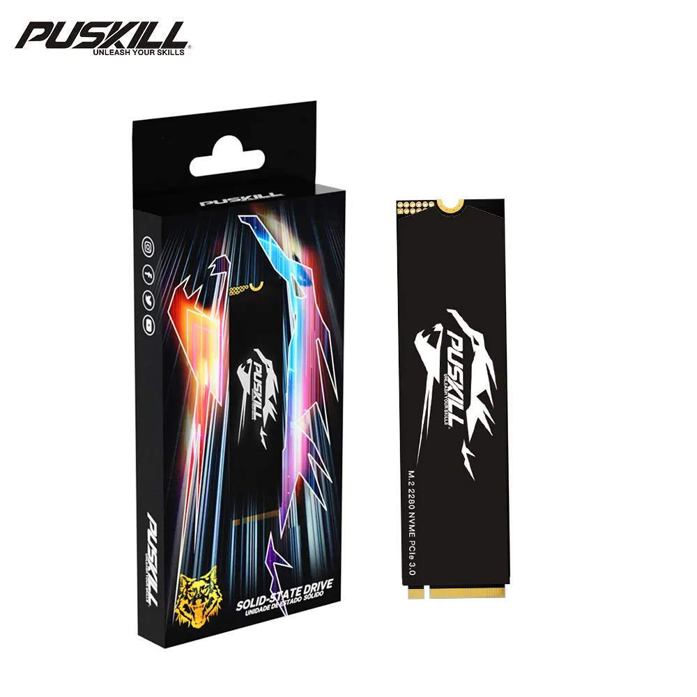 PUSKILL nuovi materiali di dissipazione del calore PCIE 3.0/4.0 NVME M2 SSD disco rigido 2tb 1 tb 512gb 256gb hard disk