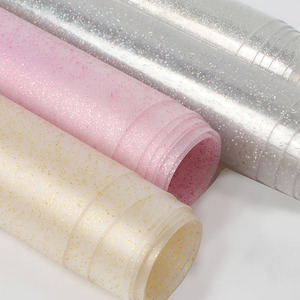 S010 <span class=keywords><strong>EVA</strong></span> Glitter PVC ฟิล์มพลาสติกใสความหนา0.6มม. สำหรับกระเป๋าเครื่องสำอางอุปกรณ์เสริมเครื่องเขียน - Product Image 4