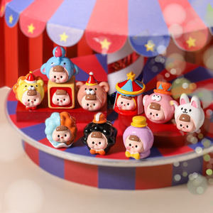 Nouveauté 2025 – Breloques et pendentifs DIY pour porte-clés, accessoires mignons en lucite peinte, couleurs mélangées, motifs de dessins animés, irréguliers, vente en gros à prix abordable - Product Image 1