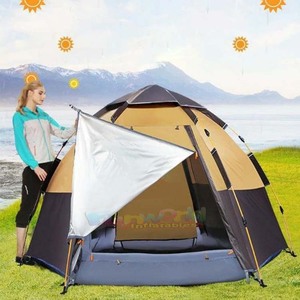 Tiendas de campaña para acampar al aire libre 5 8 personas impermeable dos dormitorios una sala de estar fiesta Tente tienda de campaña para varias personas - Product Image 3