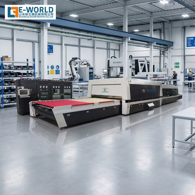 Automatic Glass Tempering Furnace High Efficiency Flat Glass Tempering Machine for Architectural and Low-E Glass Processing