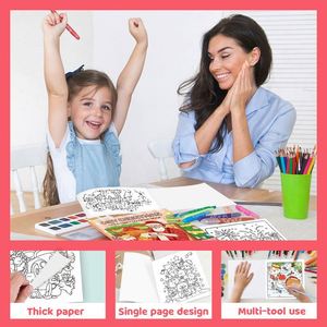 Livre de coloriage créatif DIY pour garçons et filles, cadeau de vacances, thème de Noël, livres de coloriage pour adultes et enfants - Product Image 4