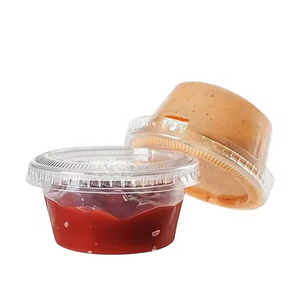 ภาชนะบรรจุอาหารแบบใช้แล้วทิ้งภาชนะบรรจุอาหารแบบย่อยสลายได้100% ภาชนะบรรจุซอส/อาหารสำเร็จรูป/ข้าวโอ๊ตพร้อมฝาปิด - Product Image 3