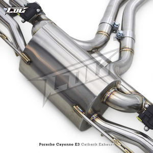 Sistema de <span class=keywords><strong>escape</strong></span> BSK Valvetronic para <span class=keywords><strong>Porsche</strong></span> <span class=keywords><strong>Cayenne</strong></span> E3 3,0 T 2018-2023 Race Sport SUS304 tubo medio Alxe Back Catback silenciador - Product Image 4