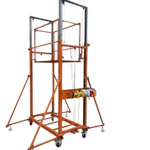 Plataforma de levantamento portátil dobrável do controlo a distância do andaime móvel elétrico resistente de 2-10m para andaimes do trabalho - Product Image 2
