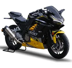 2023 nuevo diseño de carreras motor de gas fresco 17 pulgadas de largo alcance 1000km 130 km/h 150cc/400cc Chopper Motocicletas