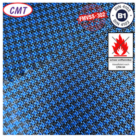 Tissu Oxford en polyester ignifuge à deux couleurs avec normes CAN/ULC-S109, IS 11871, ABNT NBR pour pochette de kit d'incendie