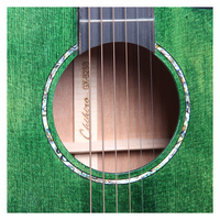 Instrument à cordes OEM personnalisé coloré très brillant 41 pouces Solid Top guitare acoustique électrique pour guitariste professionnel