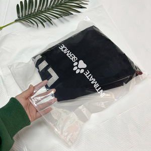 Bolsa de Plástico Transparente con Cierre Hermético y Logotipo Personalizado, Bolsa con Cierre para Camisetas y <span class=keywords><strong>Ropa</strong></span> - Product Image 5