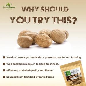 Nuez Moscada Entera Orgánica con Aroma Picante, Sabor Ligeramente Dulce, en Oferta - Product Image 4