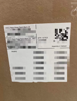 Ubiquiti UniFi UACC-Rack-Panel-Patch-Blank-24 Panneau de brassage vierge 19 pouces 1U pour montage en rack pour armoire réseau