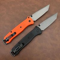 Couteau pliant 537PA, manche en fibre de nylon, couteau de camping en plein air, couteau EDC, logo personnalisé, vente en gros, Bugout