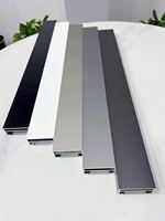 Porte coulissante moderne à cadre étroit en aluminium, verre isolant Low-E, porte patio coulissante pour villa européenne