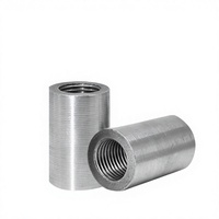 New National Standard JQS Grade IV Steel Rebar Coupler Straight-threaded 25/28/32mm Upset-end Male Female Threads Variable