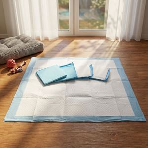 Tapis de couchage jetables super absorbants, respirants et anti-fuites pour animaux de compagnie et chiots – Vente en gros - Product Image 1