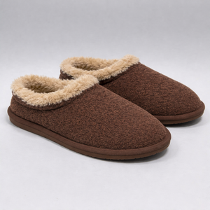 Chaussons d'hiver pour hommes, chauds, pour l'intérieur et l'extérieur, en <span class=keywords><strong>feutre</strong></span> imitation laine, doublure et <span class=keywords><strong>semelle</strong></span> intérieure en fausse fourrure, <span class=keywords><strong>semelle</strong></span> TPR antidérapante, confortables pour la maison - Product Image 3