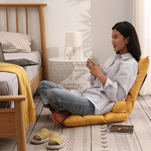 Meubles de maison en tissu modernes, lit pliant confortable pour dortoir, tabouret avec dossier, <span class=keywords><strong>chaise</strong></span> paresseuse <span class=keywords><strong>sans</strong></span> pieds, canapé tatami, salon - Product Image 6