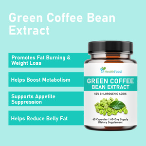 Wholesale Price Green Coffee Bean Extract Capsules with 50% Chlorogenic Acids Helps Reduce Belly Fat Natural Antioxidant - Product Image 6