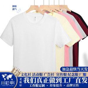 T-shirt blanc en coton à manches courtes, couleur unie, pour les loisirs - Product Image 5