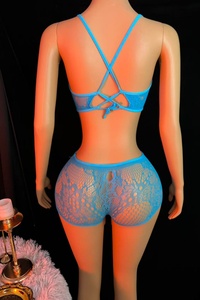 Ropa de baile exótica para mujer, ropa de Stripper, ropa de baile exótica, lencería sexy de red para chica, Ropa de baile moderna de dos piezas para mujer - Product Image 2