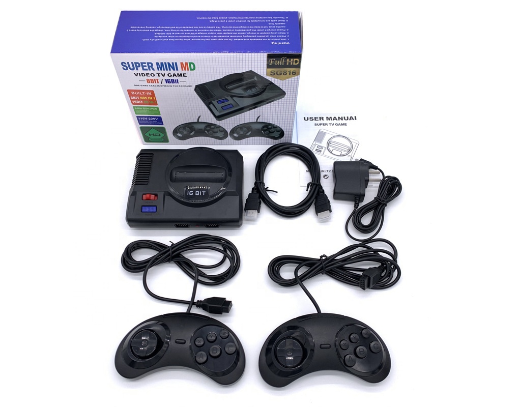 SEGA - MD スポーツゲーム まとめて18本セット +おまけ Se-ga 691 Game Console with 691 Built-in Games & Dual Controller
