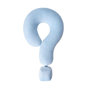 Multi-Color Customizable Nap Car Travel <strong>Pillow</strong> Question Mark Neck Support <strong>U</strong>-Shaped Travel <strong>Pillows</strong> - Product Image 2