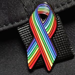 Spilla Personalizzata di Alta Qualità per Cancro al Seno, Colon, Epilessia, Nastro Rosa, Viola, Verde, Giallo, Spilla per la Consapevolezza sull'Autismo - Product Image 5