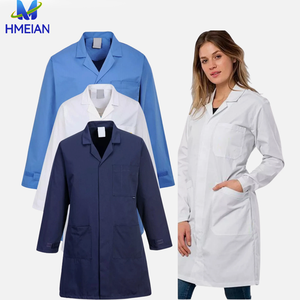 Cappotto medico <span class=keywords><strong>da</strong></span> <span class=keywords><strong>donna</strong></span> con Logo personalizzato <span class=keywords><strong>da</strong></span> laboratorio <span class=keywords><strong>da</strong></span> <span class=keywords><strong>donna</strong></span> bianco medico manica lunga <span class=keywords><strong>camici</strong></span> <span class=keywords><strong>da</strong></span> laboratorio <span class=keywords><strong>da</strong></span> <span class=keywords><strong>donna</strong></span> Esd camice <span class=keywords><strong>da</strong></span> laboratorio bianco - Product Image 1