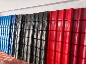 Tuiles de toit en plastique ondulé en résine synthétique traditionnelle certifiées ASTM, <span class=keywords><strong>isolation</strong></span> durable, garantie 5 ans et plus pour les hôtels et les parcs - Product Image 3