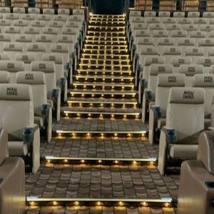 Red <b>LED</b> stair <b>lights</b> for auditorium cinema aisle lighting system stylish and safe theater steps - Product Image 4