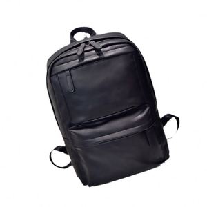 Low MOQ Custom Logo Student <b>Laptop</b> <b>Backpack</b> Men's Waterpoof Soft Pu Leather Business Travel <b>Backpack</b> - Product Image 5