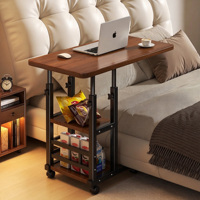 Escritorio Portátil Ajustable en Altura para Cama, Mesa Móvil para Computadora, Escritorio Simple para Estudio en Casa, para Usar en la Cama del Dormitorio