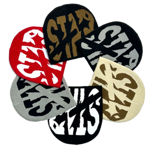 Chapeau en tricot jacquard brodé 3D avec logo personnalisé, 100% acrylique, imperméable, séchage rapide, respirant, chaud et luxueux pour l'hiver - Product Image 1